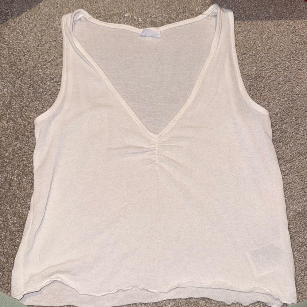 white see through tank